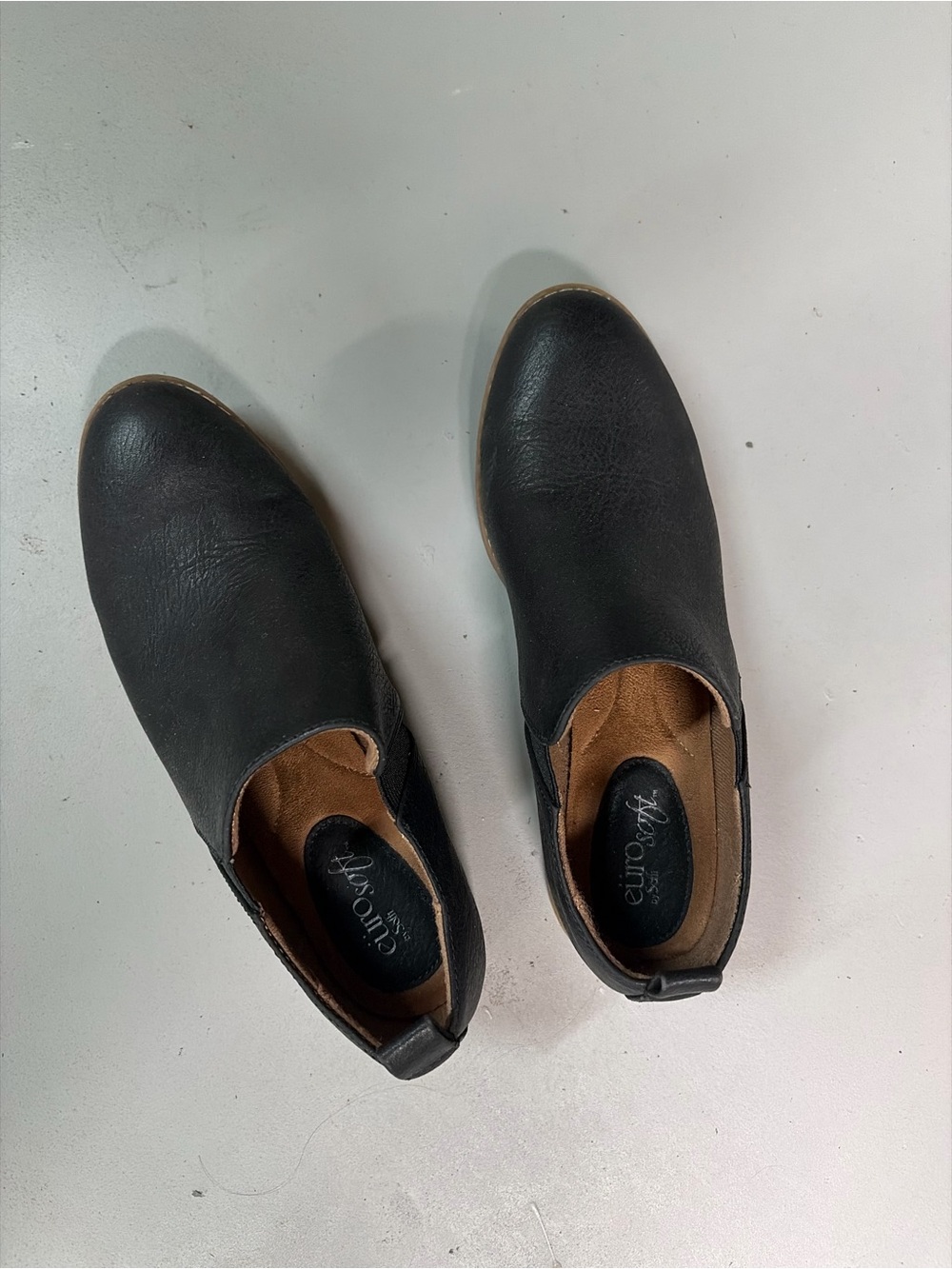 Womens Slip-On Casual Booties - Black